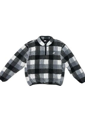 Like New! Nike Winterized Checkered Fleece Quarter Zip